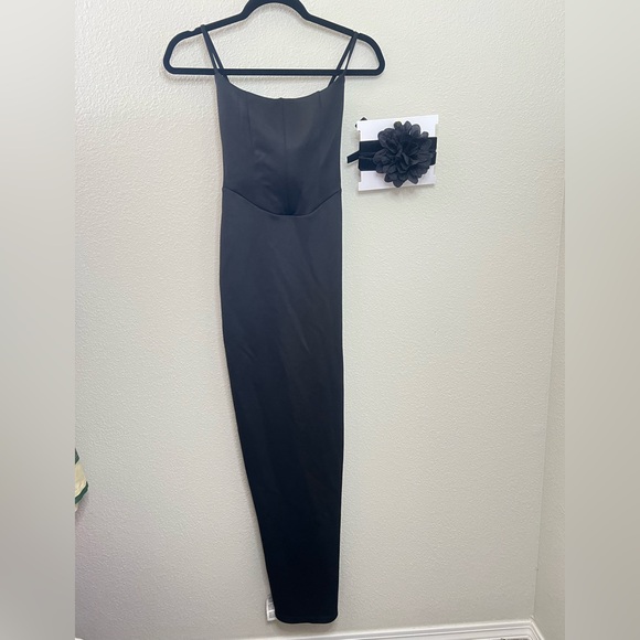 The Perfect little black dress by ASOS Elegant Black Spaghetti Strap dress! - Picture 4 of 10